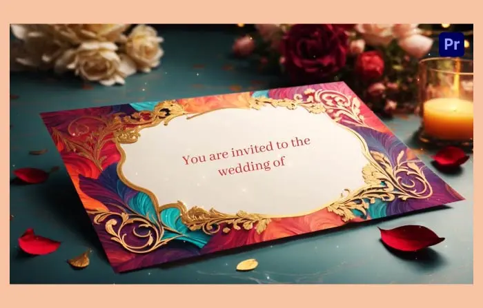 Impressive 3D Floral Design Hindu Wedding Invitation Card Slideshow
